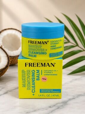 FREEMAN Makeup Remover + Cleansing Balm — Blue & Yellow